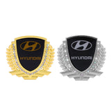 Hyundai Metal Diamond Car Rear Sticker Trunk Emblem Badge Decal