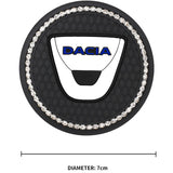 2PCS Dacia Diamond Car Water Coaster Cup Mat