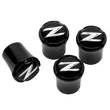 4pcs/set Nissan Nismo Z Logo Car Air Valve Stem Caps Auto Tyre Valve Covers