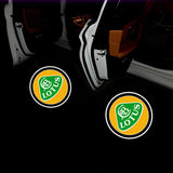 2pcs Lotus Wireless Car Welcome Door Laser Projection LED Light