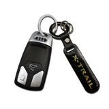 Nissan X-Trail Carbon Fiber Car Logo Keychain Keyring