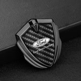 Ford Shield Carbon Fiber Car Side Window Sticker Emblem Badge Decal