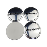 4pcs/set 56/75mm Mercedes Benz AMG Brabus Apple Tree Car Wheel Center Hub Cap Sticker Decal
