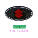 Suzuki Elliptical Metal Car Window Sticker Emblem Badge Decal