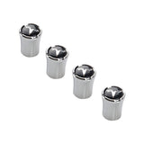 4pcs/set Tesla Logo Car Air Valve Stem Caps Auto Tyre Valve Covers