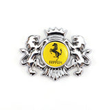 Ferrari Double Lion Metal Car Rear Sticker Auto Window Emblem Badge Decal