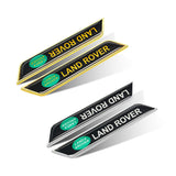 2pcs Land Rover Logo Car Fender Side Sticker Decal Emblem Badge
