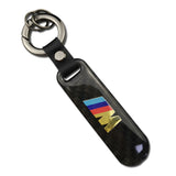 BMW M Power M Performance Carbon Fiber Car Logo Keychain Keyring