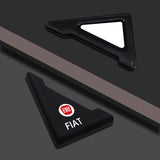 2PCS Fiat Car Door Corner Edge Cover Anti-Scratch Protective Sticker