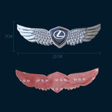 Lexus Metal Wings Car Front Sticker Emblem Badge Decal