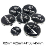 7PCS BMW 1 3 5 7 Series Car Front Hood Sticker Rear Emblem Badge Car Steering Wheel Sticker Wheel Center Hub Cap