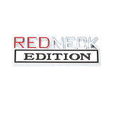 Jeep Redneck Edition Metal Car Front Grille Emblem Badge Auto Rear Sticker Decal
