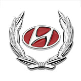 Hyundai Wheat Metal Car Window Sticker Emblem Badge Decal