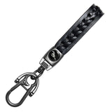 Ford Mustang PU leather Braided Rope Car Keychain