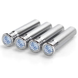4pcs/set Volvo Logo Car Door Bolt Lock Pins Gate Lock Screws