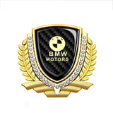 BMW Metal Diamond Car Rear Sticker Auto Window Emblem Badge Decal