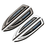 2pcs Dacia  Metal Car Side Fender Emblem Sticker Decal