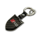 Audi Sline RS Carbon Fiber Car Keychain Pendant