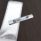 2pcs BMW M Power Logo Car Fender Side Emblem Badge Sticker