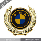 BMW Carbon Fiber Car Rear Shield Sticker Auto Body Window Emblem Badge Decal