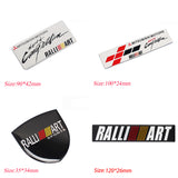 Mitsubishi Ralliart Logo Aluminum Alloy Car Sticker Nameplate Emblem Badge Decal