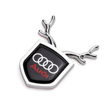 Audi ABS Deer Car Rear Sticker Shield Trunk Emblem Badge Decal