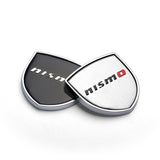 2pcs 39x39mm Nissan Nismo Shield Metal Car Window Sticker Emblem Badge Decal