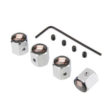 4pcs/set SEAT Anti-Theft Car Air Valve Stem Cap Auto Tyre Valve Covers