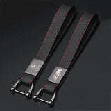 BMW M Power PU Leather Car Logo Keychain