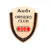 Audi Metal Shield Car Rear Sticker Auto Window Emblem Badge Decal