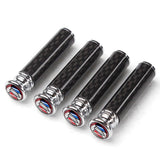 4pcs/set Buick Logo Carbon Fiber Car Door Bolt Lock Pins Gate Lock Screws