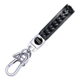 Audi PU leather Braided Rope Car Keychain