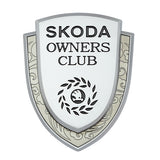 Skoda Metal Shield Car Rear Sticker Auto Window Emblem Badge Decal