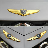 Acura Metal Wings Car Front Hood Sticker Emblem Badge Decal