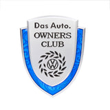 VW Metal Shield Car Rear Sticker Auto Window Emblem Badge Decal