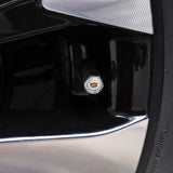 4pcs/set Cadillac Car Air Valve Stem Cap Auto Tyre Valve Covers