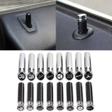 4pcs/set Mercedes Benz AMG Barbus Lorinser Carlsson Logo Car Door Bolt Lock Pins Gate Lock Screws
