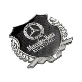 Mercedes Benz Metal Carbon Fiber Car Rear Sticker Shield Trunk Emblem Badge Decal