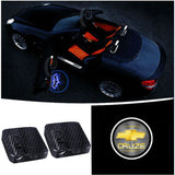 2pcs Chevrolet Wireless Car Welcome Door Laser Projection LED Light