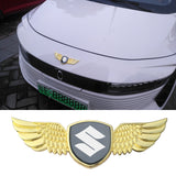 Suzuki Logo Metal Wings Car Front Hood Bonnet Center Sticker Emblem