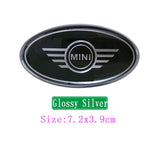 MINI Cooper Elliptical Metal Car Window Sticker Emblem Badge Decal