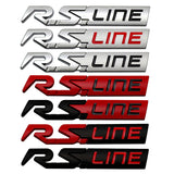 Renault RS Line Logo Metal Car Rear Sticker Emblem Badge Decal