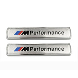 2pcs BMW M3 M5 M Performance Hamann Luxury Metal Car Sticker Emblem Badge Decal Decoration
