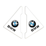 2PCS BMW M Power Car Door Corner Edge Cover Anti-Scratch Protective Sticker