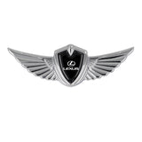 Lexus Logo 3D Metal Wing Car Emblem Sticker Badge Decal