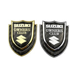 Suzuki Shield Carbon Fiber Car Rear Sticker Window Emblem Badge Decal