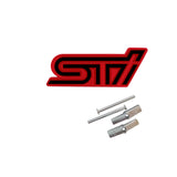 Subaru STI Metal Car Front Hood Grille Emblem Badge Auto Rear Sticker Decal
