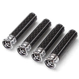 4pcs/set Toyota TRD Logo Carbon Fiber Car Door Bolt Lock Pins Gate Lock Screws