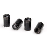 4pcs/set Ford Logo Carbon Fiber Car Air Valve Stem Cap Auto Tyre Valve Covers