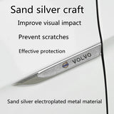 2pcs Volvo Logo Metal Car Side Fender Sticker Emblem Badge